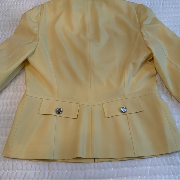 Escada Margaretha Ley Yellow Blazer Jacket - Picture 7 of 9